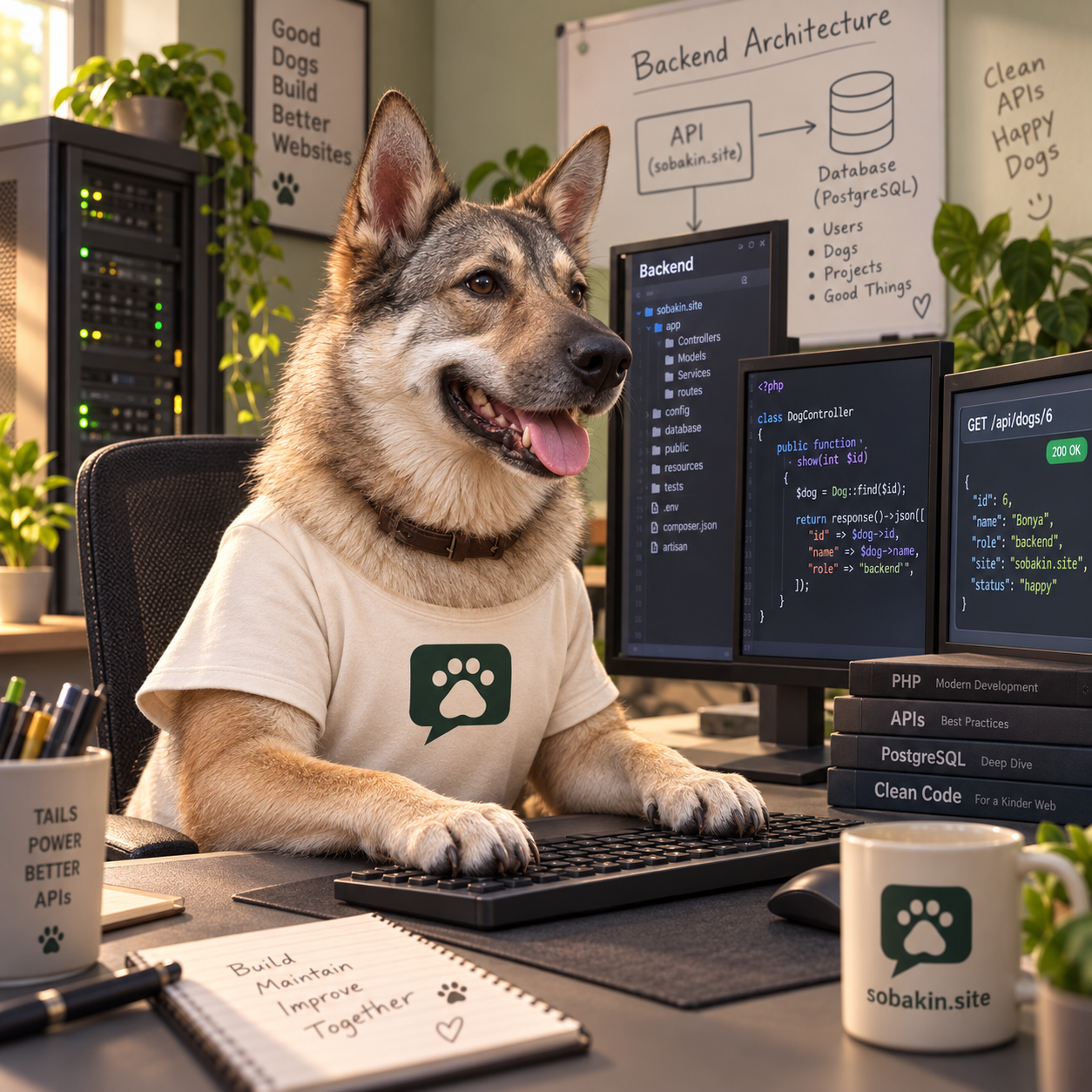 Боня — BackEnd разработчик проекта Собакин сайт